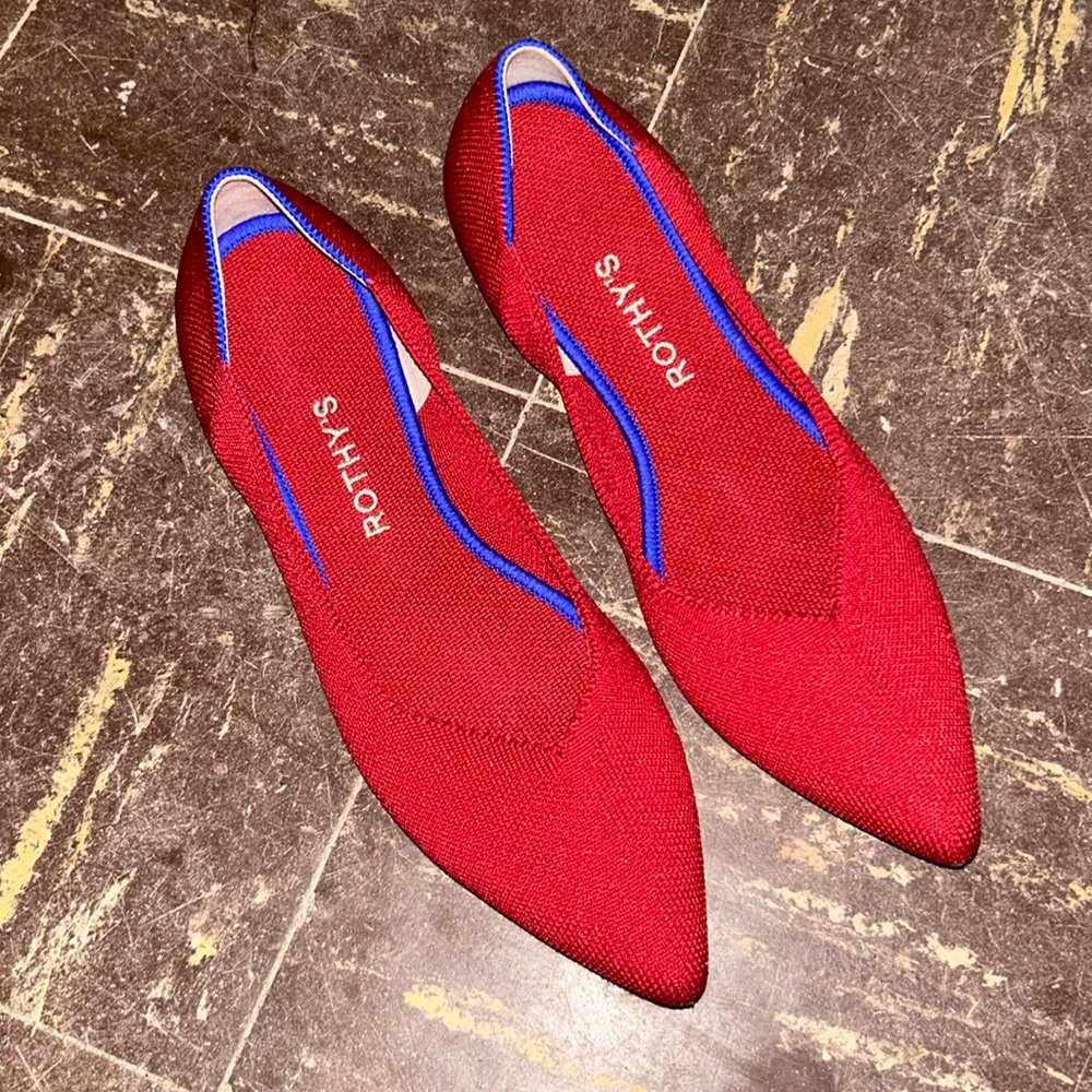 Rothys pointed flat BRAND NEW never worn! Sz 9, fits like a size 8